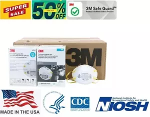 8 BX 3M 8210 N95 Particulate Respirator Protective Dust Masks 1CASE 160 MASK NIB - Picture 1 of 21