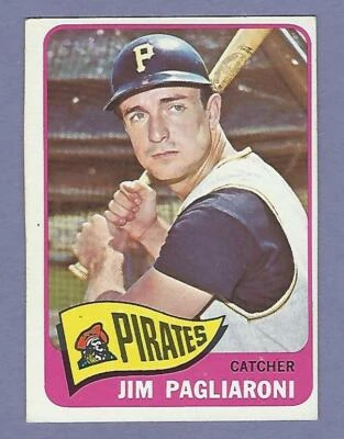 1965 Topps - #265  Jim Pagliaroni - Pittsburgh Pirates - ExMt   - Image 1 of 2