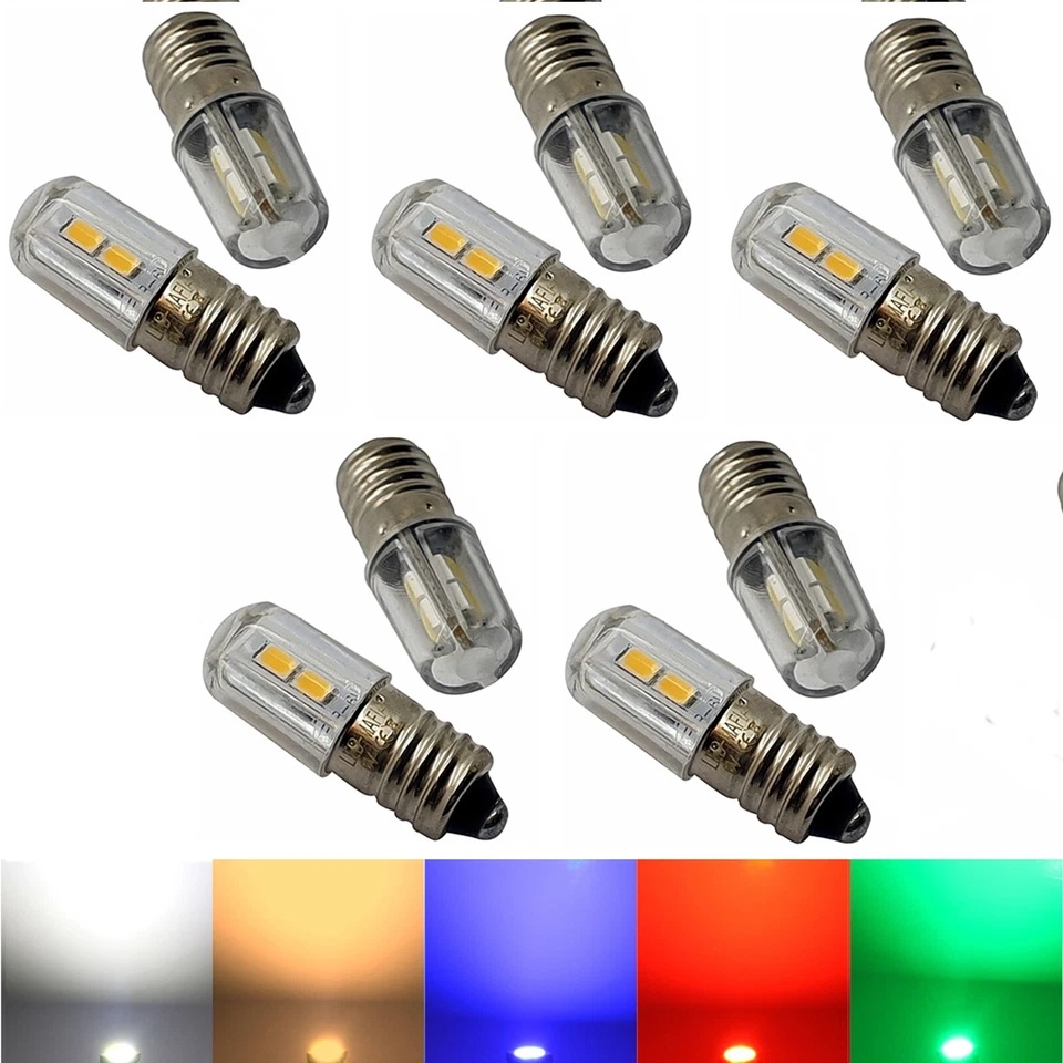 E10 LED Replacement Lighting 6V Bulb Lamp Advent Star Warm White Star White Red - Image 1 of 1