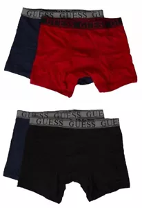 Boxer uomo GUESS confezione 2pezzi bipack elastico a vista cotone elasticizzatoa - Foto 1 di 11