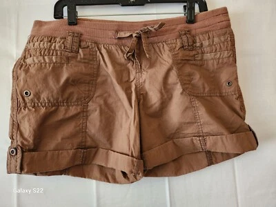 Pantalones cortos chinos marrón OP Ocean Pacific para mujer talla 13 Foto 1 de 4