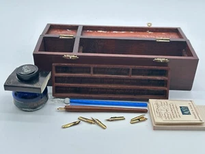 AM The Traveller's Writing Chest + Calligraphy Tools Wood Box, Tusche - Bild 1 von 13