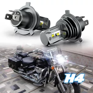 2pc H4 Headlight Bulb For Suzuki Intruder Volusia VS 750 800 1400 1500 Boulevard - Picture 1 of 13