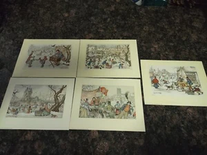 Vintage 5 LOT-1971/70-ANTON PIECK-Winter #6457-6876-6883-6875-6884 Winter  - Picture 1 of 9