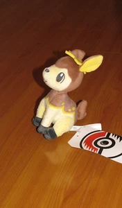 Brown Winter Deerling Pokemon Center Plush Sitting Cuties stuffed deer doll NEW - Picture 1 of 4