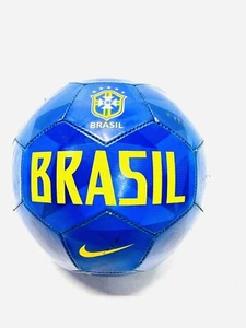 Nike Brasil World Cup 2018 Supporters Football Futbal Soccer Ball Blue yellow - Picture 1 of 4
