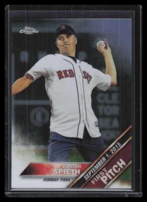 2016 Topps Chrome First Pitch fpc5 Jordan Spieth 125002 - Image 1 of 2