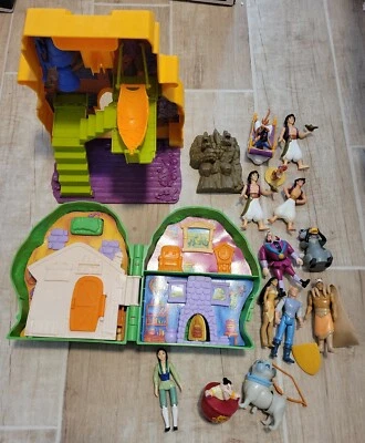 ¡FIGURAS DE COLECCIÓN WINNIE THE POOH JOROBADO POCAHONTAS ALADDIN MULAN! L8 Foto 1 de 4