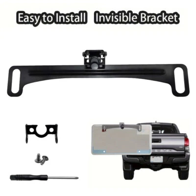Reversing Camera License Plate Bracket Universal Rear View Camera Holder - Image 1 of 4