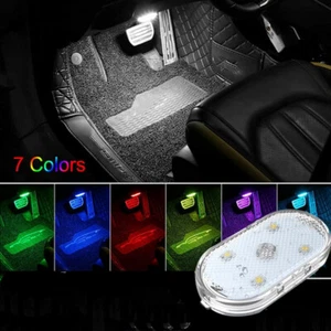 1pc LED Touch Light USB Charging Car Lighting Ambient Lamp With Strobe Mode - Bild 1 von 12