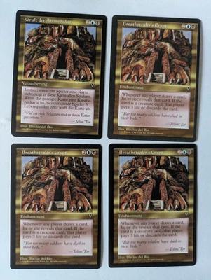 4 Breathstealer's Crypt Visions MTG NM Free shipping with tracking - Image 1 of 2