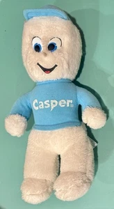 Vintage 1970er Knickerbocker CASPER DER FREUNDLICHE GEIST Plüschpuppe 14 Zoll Harvey Comics - Bild 1 von 6