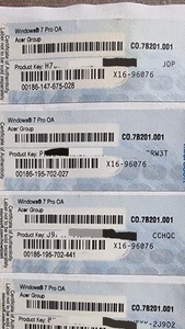 Windows 7 Pro Professional Key Lizenz Produktschlüssel - Bild 1 von 2