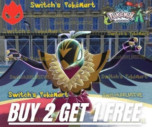 Pokemon Legends ZA  Shiny and Not Shiny Alpha HAWLUCHA MAX IVS EVS LVL 100 - Picture 1 of 3