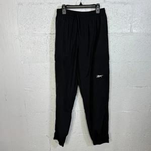 Pantalones cargo de uniforme de ajuste regular Reebok para hombre - negros pequeños - Imagen 1 de 7