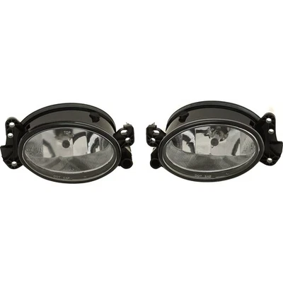 Front Fog Light Set For 2006-2011 Mercedes Benz ML350 2008-2011 C300 with Bulb - Image 1 of 4