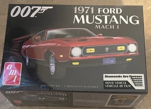 AMT James Bond 007 1971 Ford Mustang Mach I 1:25 Plastic Model Car Kit 1187 - Picture 1 of 6