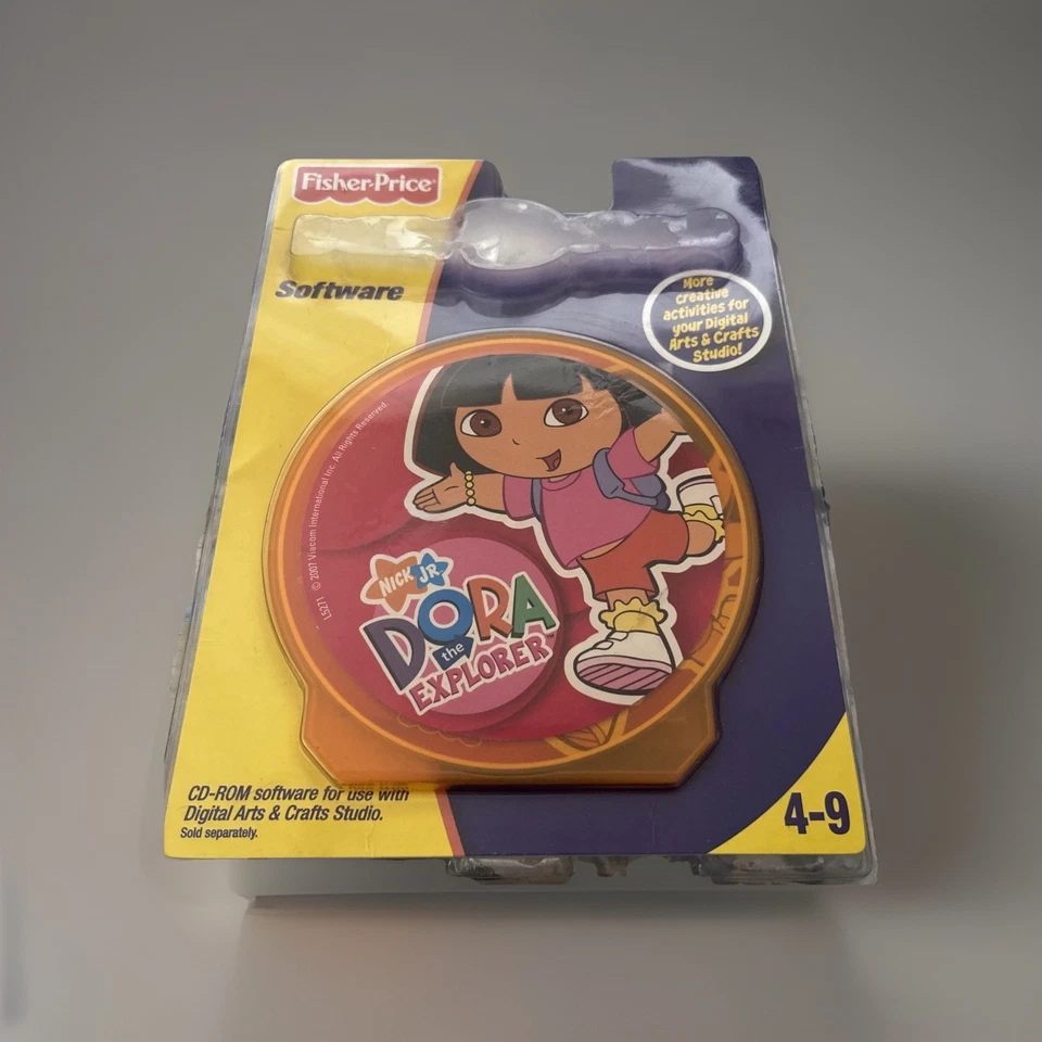 🎨 Fisher-Price Digital Arts & Crafts Studio – Dora the Explorer (CD-ROM,2007) - Image 1 of 2