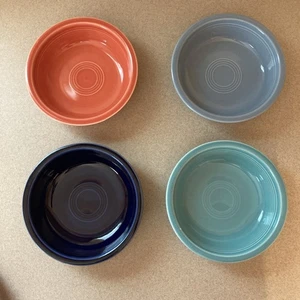 Set Of 4 Fiesta Bowls 6-7/8” X 1-7/8”H, Different Colors - Picture 1 of 10