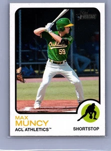 2022 Topps Heritage Minor League Edition - Max Muncy #220 (RC) - Foto 1 di 2