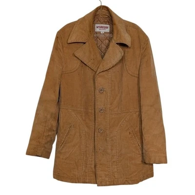 Vintage McGregor Sportswear 40 Corduroy Jacket Mens Size Large Quilted Lining - Image 1 of 4