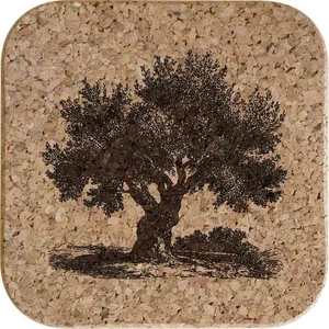 'Vintage Olive Tree' Coaster Sets (CR055841) - Picture 1 of 6