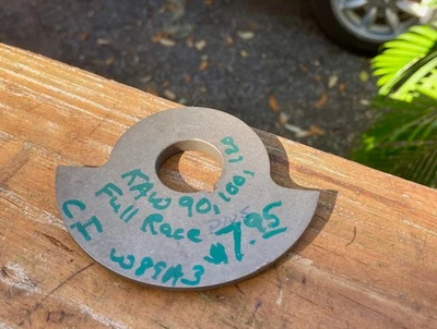 VÁLVULA DE DISCO ROTATIVA KAWASAKI G5 100 KE100 ~ Carrera completa ~ Nuevo de Lote Antiguo Foto 1 de 2