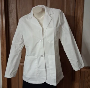 Landau 3-Pocket Consultation Jacket Lab Coat Long Sleeves 3230 Size 10 NWT - Picture 1 of 5