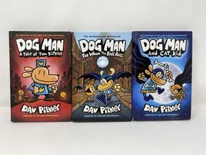 Menge 3 Hund Mann von Dav Pilkey Hardcover Bücher - Bild 1 von 8