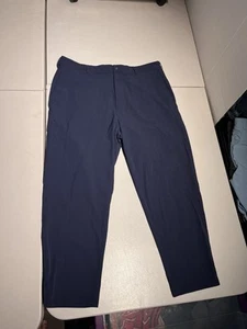 RLX Pants Men’s 40 Blue Ralph Lauren Golf Rain Wind Performance 40x27 Inseam - Picture 1 of 12