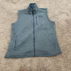 Patagonia Pigeon Blu Uomo Maglione Better Gilet Taglia Large - Foto 1 di 10