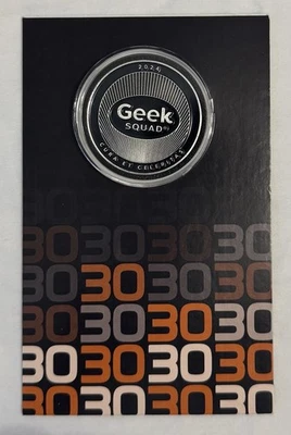 Moneda Coleccionable 30 Aniversario Geek Squad 2024 Exclusiva Conmemorativa Foto 1 de 2
