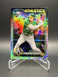 2024 Topps Chrome Logofractor Edition - #298 Tyler Soderstrom (RC) - Picture 1 of 2