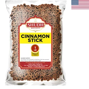 Bio 1 LB SHUDH Cassia Zimtstangen - reines Aroma für Getränke & Haferflocken - Bild 1 von 4