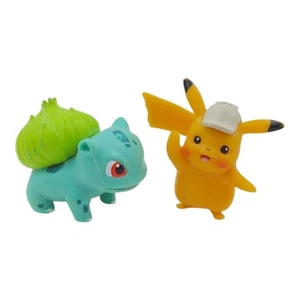 Pokemon Detective Pikachu Bulbasaur & Pikachu 1" Figure WCT Wicked Cool Toys - Foto 1 di 5