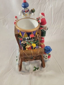 Partylite Holiday Sleigh Aroma Melts Warmer Candle Holder - Picture 1 of 7