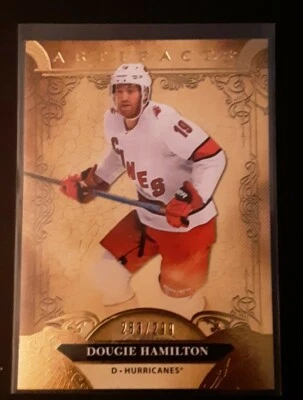 2020-21 Upper Deck Artifacts Bronze #64 Dougie Hamilton #'d 283/299 - Image 1 of 4