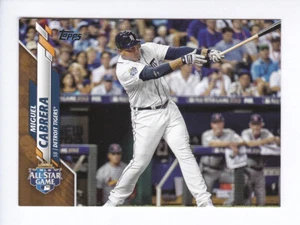 2020 Topps Update Series #U-55 MIGUEL CABRERA /2020 GOLD Parallel 2012 All-Star - Picture 1 of 3