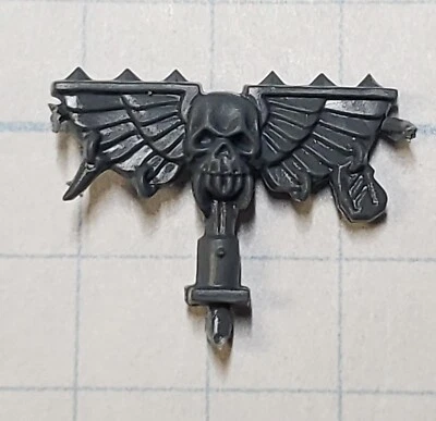 40k Space Wolves Bits Wolf Pack Wolf Guard Command Back Icon Winged Fanged Skull - Image 1 of 4