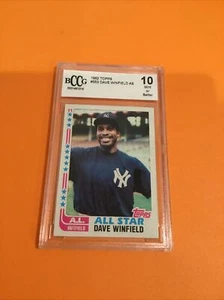 1982 Topps Dave Winfield All-Star BCCG 10 Yankees - Picture 1 of 2