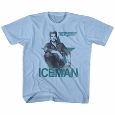 Top Gun Movie F14 Fighter Pilot ICEMAN Youth T Shirt 2T-YXL 