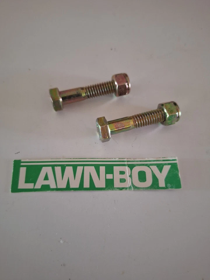 2 tornillos NOS OEM 322-9 cada uno, 3296-29 bloqueo útil. Gold Lawn-Boy Exmark Toro. Foto 1 de 1