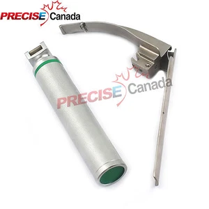 MCCOY FLEXI-TIP FASEROPTISCHES LED LARYNGOSKOP SET - KLINGE # 2, MITTLERER GRIFF FL-001 - Bild 1 von 3