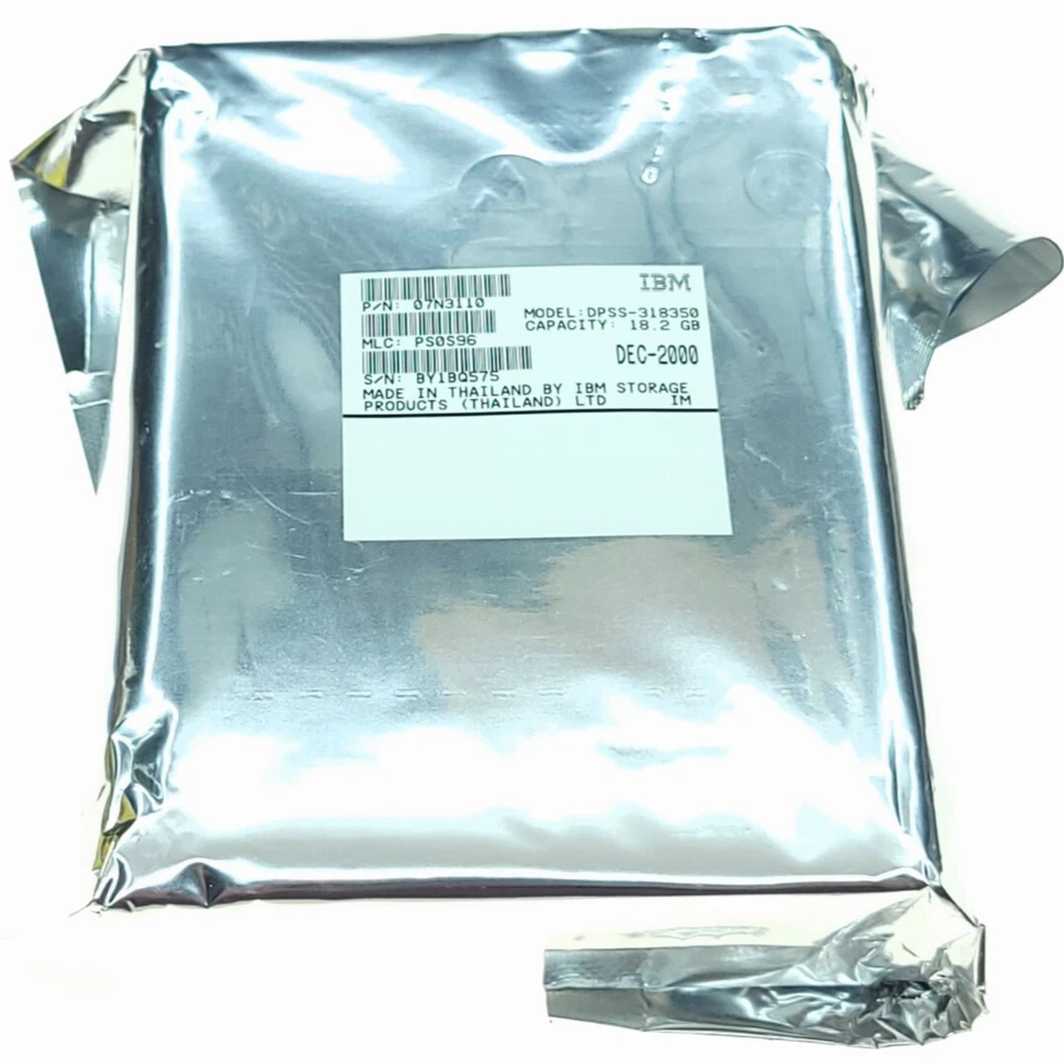 Hard Drive IBM Ultrastar 36LP 07N3110 DPSS-318350 18.2GB 7.2K 4MB SCSI U160 3.5' - Image 1 of 4