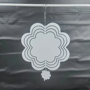 Sublimation Wind Spinner, Blank Wind Spinner, 10in Flower Shaped NEw - Picture 1 of 1