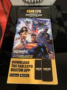 Fan Expo Boston 2022 Official Souvenir Map August 12-14 2022 - Comic Convention - Picture 1 of 2