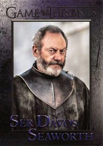 SER DAVOS SEAWORTH (Liam Cunningham) Game Thrones Season 8 (2020) BASE Card #34 - Picture 1 of 2