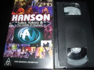 Hanson Tulsa Tokyo & Middle Of Nowhere VHS PAL Aust Video Cassette Tape - Picture 1 of 2