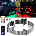 15.5'' RGB Wheel Ring Neon Lights LED Remote + APP For Dodge Charger Challenger