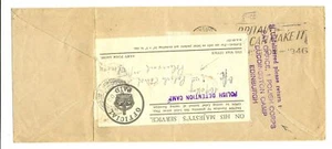 POLNISCHE ARMEE IN ENGLAND 1946 WIEDERVERWENDETER LEBENSLAUF - POLNISCHES HAFTLAGER - FEIN SELTEN! - Bild 1 von 2